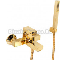 Смеситель Cezares Unika VDM-03/24 для ванны с душем, золото