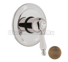 Однорычажный смеситель Cisal Arcana Empress для душа, цвет бронза