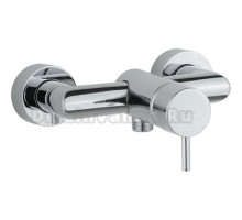 Смеситель Cisal Less Minimal однорычажный настенный для душа, хром