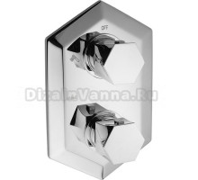 Встраиваемый термостатический смеситель Cisal Cherie с переключателем на 2 положения, цвет хром