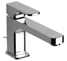 Смеситель Cisal Cubic CU00151121 однорычажный для раковины на 1 отверстие с донным клапаном, цвет хром