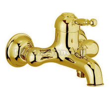 Смеситель Cisal Arcana Royal однорычажный настенный для ванны/душа, золото