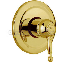 Встраиваемый однорычажный смеситель Cisal Arcana Royal для душа, цвет золото