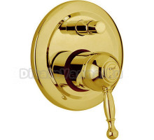 Встраиваемый однорычажный смеситель Cisal Arcana Royal для ванны/душа, цвет золото