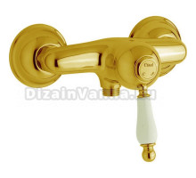 Смеситель Cisal Arcana Empress однорычажный настенный для душа, золото