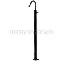 Смеситель Cisal Step однорычажный напольный для раковины, цвет черный матовый