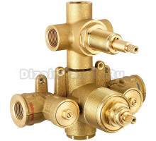 Встраиваемая часть термостатического смесителя Cisal с переключателем на 3 положения, ZA01820104