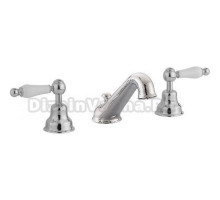 Смеситель Cisal Arcana Toscana для раковины на 3 отв. с донным клапаном, цвет хром