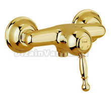 Смеситель Cisal Arcana Royal однорычажный настенный для душа, золото
