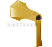 Запорный вентиль Cisal Cherie CF0033107C, цвет золото/черный