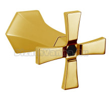 Запорный вентиль Cisal Cherie CX0033107C, цвет золото/черный