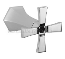 Запорный вентиль Cisal Cherie CX0033106T, цвет хром/черный