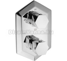 Встраиваемый термостатический смеситель Cisal Cherie с переключателем на 3 положения, цвет хром