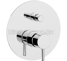 Встраиваемый однорычажный смеситель Cisal Less New для ванны/душа, цвет хром