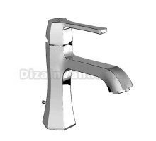 Смеситель Cisal Cherie однорычажный для раковины на 1 отверстие с донным клапаном, цвет хром