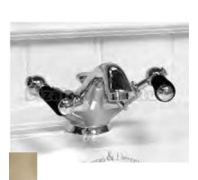 Cмеситель Devon&Devon Black Dandy MARF54OTBD для раковины, светлое золото