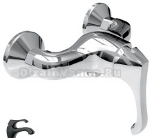 Смеситель для душа Emmevi Ares 76002NEO, черный матовый