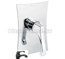 Смеситель для душа Emmevi Ares 76019NEO, черный матовый