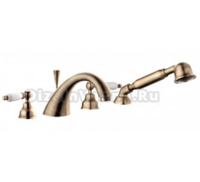 Смеситель для ванны Emmevi Deco Ceramic 121120BR, бронза