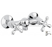 Смеситель для душа Emmevi Deco Classic 12002CO, хром/золото