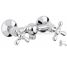 Смеситель для душа Emmevi Deco Classic 12002BC, белый/хром