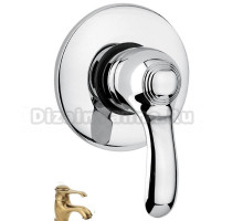 Смеситель для душа Emmevi Harmony 22009BR, бронза