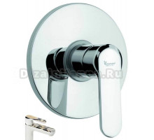 Смеситель для душа Emmevi Nefer 77009BPI, белый/питон