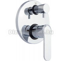 Смеситель для душа Emmevi Nefer 77029CR, хром