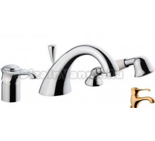 Смеситель для ванны и душа Emmevi Tiffany 60120OR, золото