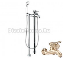 Смеситель для ванны и душа Emmevi Tiffany 600128BR, бронза