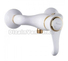 Смеситель для душа Emmevi Tiffany 6002BO, белый/золото