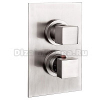 Смеситель Gessi Rettangolo 20136/031 для ванны/душа, внешняя часть на 3 выхода