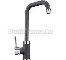 Смеситель Granula GR-0041 для кухонной мойки, графит