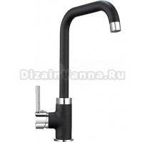 Смеситель Granula GR-0041 для кухонной мойки, черный