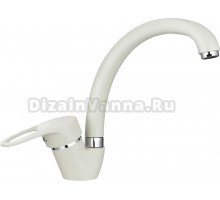 Смеситель Granula ST-03 для кухонной мойки, белый