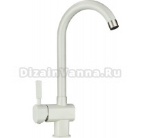 Смеситель Granula ST-31 для кухонной мойки, белый