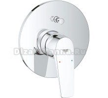 Смеситель Grohe StartFlow 29117000 С ВНУТРЕННЕЙ ЧАСТЬЮ для ванны с душем, хром
