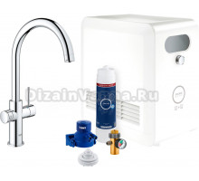 Смеситель Grohe Blue Professional 31607002 для кухонной мойки, хром
