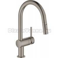 Смеситель Grohe Minta 32321AL2 для кухонной мойки, темный графит