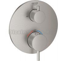 Термостат Grohe Atrio 24138DC3 для ванны с душем, суперсталь