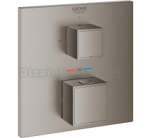 Термостат Grohe Grohtherm Cube 24153AL0 для душа, темный графит