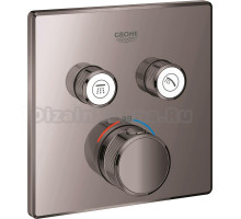 Термостат Grohe Grohtherm SmartControl 29124A00 для ванны с душем, темный графит