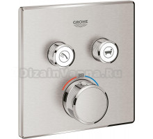 Термостат Grohe Grohtherm SmartControl 29124DC0 для ванны с душем, суперсталь