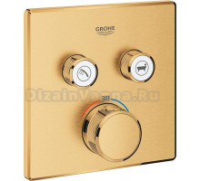 Термостат Grohe Grohtherm SmartControl 29124GN0 для ванны с душем, холодный рассвет