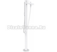 Смеситель Hansgrohe Finoris 76445700 напольный, матовый белый