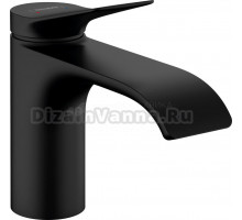Смеситель Hansgrohe Vivenis 80 75012670 для раковины, матовый черный