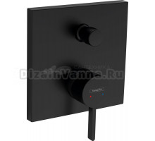 Смеситель Hansgrohe Finoris 76415670 для ванны с душем, матовый черный