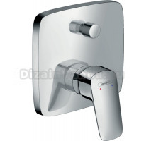 Смеситель Hansgrohe Logis 71407000 для ванны с душем, хром