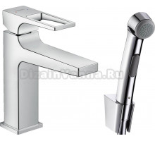 Смеситель Hansgrohe Metropol 74522000 для раковины с гигиеническим душем, хром