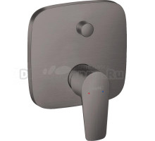 Смеситель Hansgrohe Talis E 71474340 для ванны с душем, шлифованный черный хром